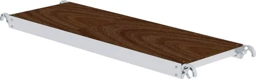 Plattform 1800mm geschlossen mit Aluminium-Rahmen - Zubehör für Leitern & Gerüste, robust und leicht mit nur 16,5 kg für einfache Handhabung und maximale Stabilität