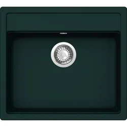 Schock Mono N-100-A Granitspüle – Cristadur Green Line, Einzelbecken mit Ablauffernbedienung