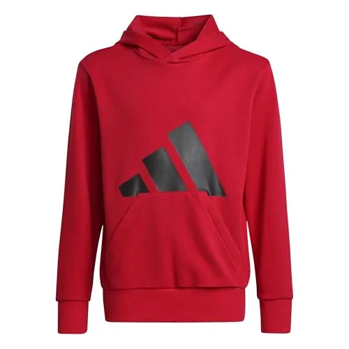 adidas Unisex Kinder Essentials Big Logo Hoodie in pink von adidas