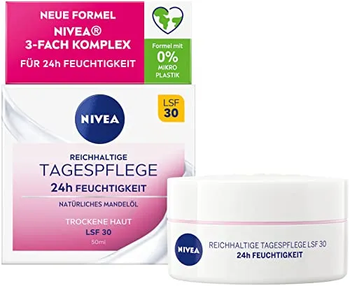 NIVEA Reichhaltige Tagespflege 24h Feuchtigkeit (50 ml)