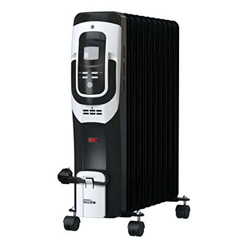Güde Ölradiator Elektroheizer OR 2500-11 DT 2,5kW - Heizgeräte mit 3 Heizstufen, praktischer Kabelaufwicklung und Timerfunktion. Ideal für effizientes Heizen in Wohnräumen, auch als Frostwächter einsetzbar.