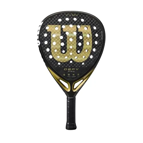 Wilson Defy Pro V1 Padel 2025 - Hochwertiger Padel-Schläger für fortgeschrittene Spieler, bietet optimale Kontrolle und innovative Technologie für ein verbessertes Spielgefühl.