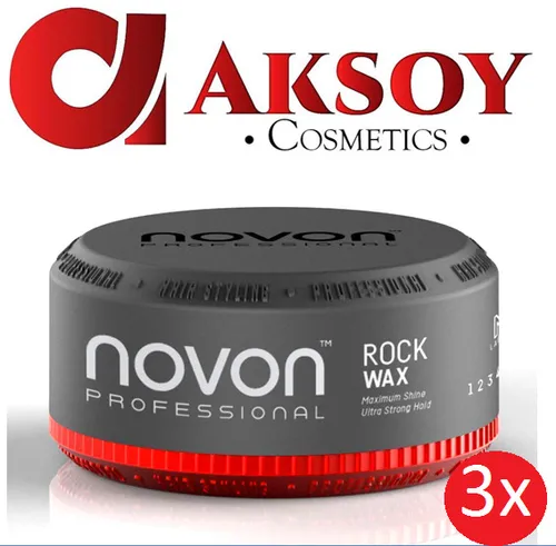  3x Novon Professional Rock Wax 150 ml Haar Wachs mit Mango Duft 35,33€ / 1L