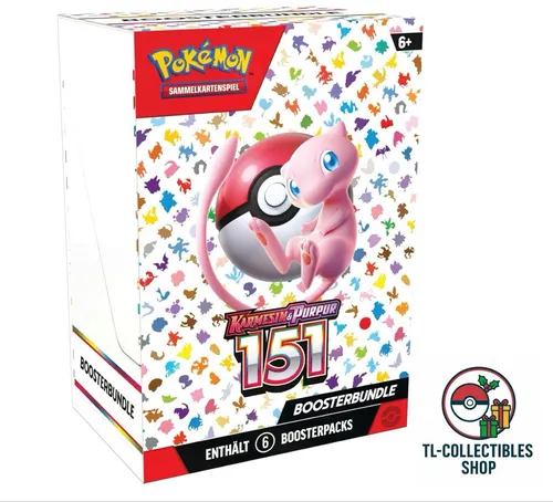 Pokémon 45562 Karmesin Purpur 3.5 151 Booster-Bundle - 6 Boosterpacks für spannende Abenteuer, entdecke seltene Karten und werde Pokémon Meister!
