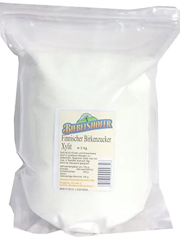 Xylit Xylitol - Finnischer Birkenzucker Premiumqualität - 3 kg