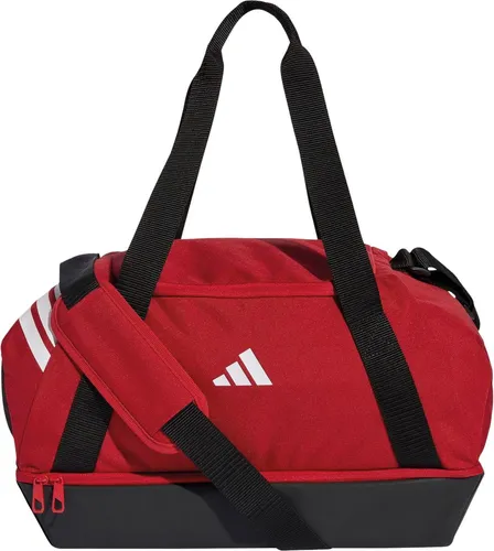 adidas Unisex TIRO Duffle Bag SMALL – Team Power red 2/White - Praktische adidas Duffle Bag mit separatem Bodenfach für zusätzlichen Stauraum, ideal für Sport und Freizeit. Robustes Design in Team Power red 2/White.