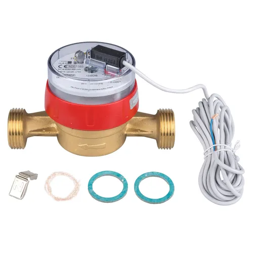 Warmwasserzähler Q3 = 4 / 1 AG / BL 130 Impuls 1 Liter Eichung 2026