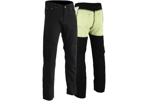 German Wear Motorradhose JEANS-007 Schwarz denim Motorradhose Jeans Protektoren 280g/m2