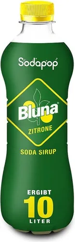 SODAPOP BLUNA Zitrone Sirup 500ml für 10 Liter