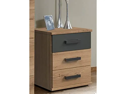 möbelando Nachtkommode Nachttisch Bettkommode Nachttischschrank Nako Kommode Cheston I