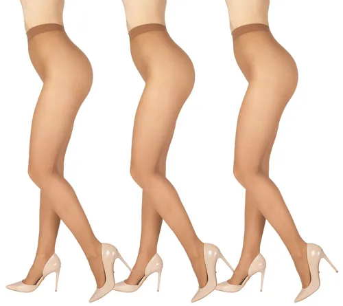 Bananalu Anti Laufmasche 30 Den Extra Matt Strumpfhose mit Tulle Effekt Reißfest
