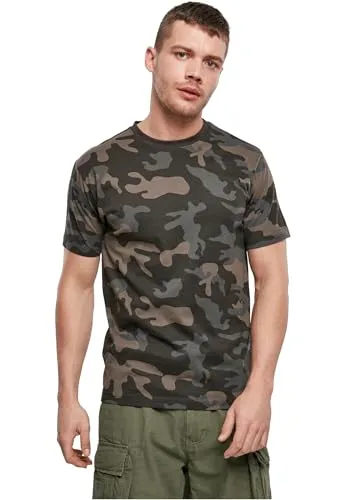 Brandit T-Shirt, mehrfarbig, Größe S für Männer in braun von Brandit