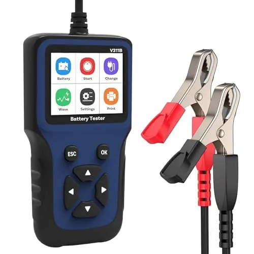 Autobatterie Tester von MMOBIEL – Upgraded 12V Digitaler Autobatterie Messgerät-Tester mit Farbdisplay