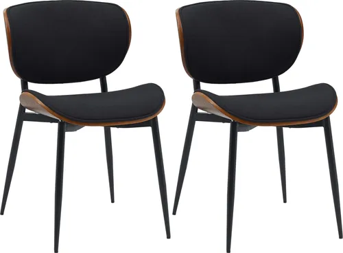 Deluke Esszimmerstuhl, Schwarz, 50x80x54 cm – Modern und Komfortabel