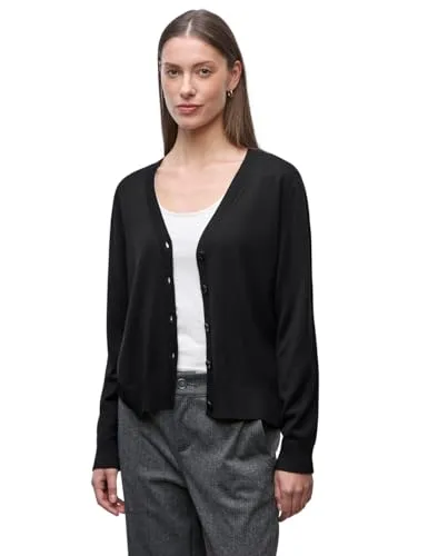 Street One Damen Strickjacke mit V-Ausschnitt