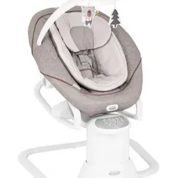 Graco Schaukelwippe All Ways Soother - Babywippe mit 16 Schaukel-Modi, 10 Musikvarianten und abnehmbaren, waschbaren Bezügen für höchsten Komfort und Sicherheit ab der Geburt bis 9 kg.