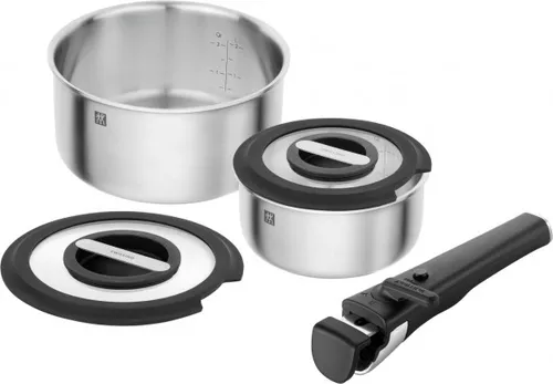ZWILLING Unlock Kochtopfset 5-tlg aus 18/10 Edelstahl von ZWILLING