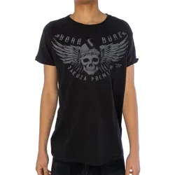 Yakuza Premium T-Shirt 3817 Schwarz L - Herren-Shirt aus 100% Baumwolle, figurbetonter Schnitt und stylischer Druck für einen lässigen Look.