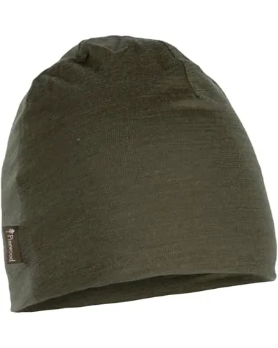 Pinewood 1166 Beanie aus Merinowolle in Mossgreen (135) - Strickmütze für Herren aus weicher Merinowolle, ideal für kühle Tage und angenehm zu tragen.