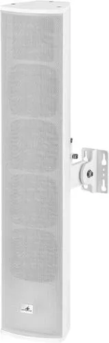 Monacor ETS-422TW/WS ELA-Tonsäule 20W Weiß in silber von MONACOR