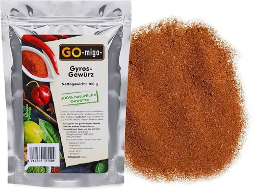 100g Gyros 0,1kg Gewürze Zubereitung  - Qualität Premium