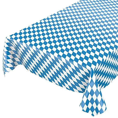 ANRO Wachstuch Tischdecke Wachstuchtischdecke Wachstischdecke Bayern Bayerische Raute Oktoberfest 180x140cm