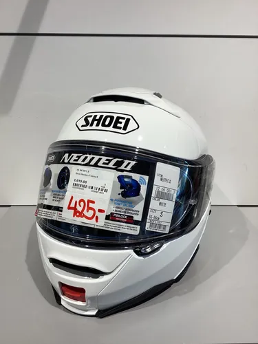 Shoei Neotec 2 Klapphelm, weiß, Größe S für Männer in weiß von Shoei