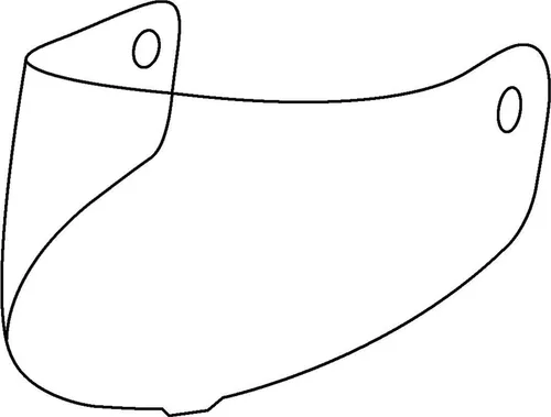 LS2 FF906 Motorradvisier Advant Visor Clear - Ersatzvisier für LS2 FF906 Advant Helme, kratzfest und Pinlock-fähig für optimale Sicht bei jedem Wetter.