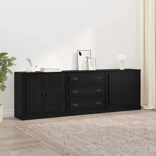 vidaXL Sideboards 3 pcs Artisan-Eiche 210 x 35,5 x 67,5 cm
