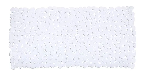 WENKO Wanneneinlage Paradise White, Kunststoff (TPR), 36 x 71 cm, Weiß