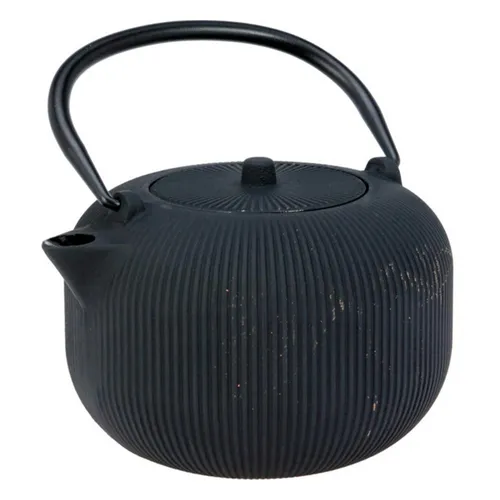 Excellent Houseware Teekanne Himi mit Teesieb, 1 L in schwarz von Excellent Houseware