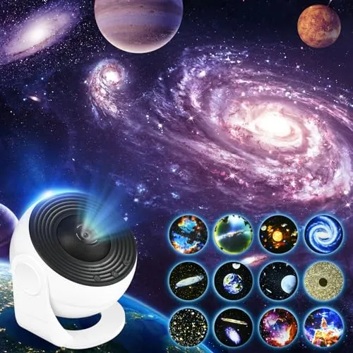 Produktbild Planetarium Sternenhimmel Projektor mit 12 Planeten Discs