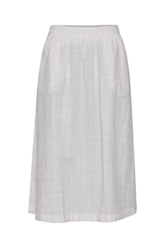 ICHI IHGRY SK6 Rock Damen - Midi-Länge aus 100% Baumwolle - Damenrock in Midi-Länge, A-Linie und Loose-Fit, aus nachhaltiger Baumwolle für hohen Tragekomfort. Ideal für elegante Outfits und vielseitige Kombinationen.