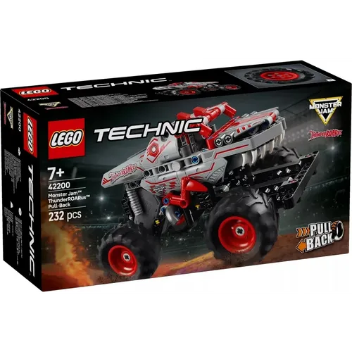 LEGO 42200 Monster Jam ThunderROARus - Baukästen für kreative Köpfe! Der LEGO Monster Jam ThunderROARus mit 232 Teilen bietet Spaß und Spannung für Jungen ab 7 Jahren. Ideal für spannende Bauprojekte und Abenteuer.
