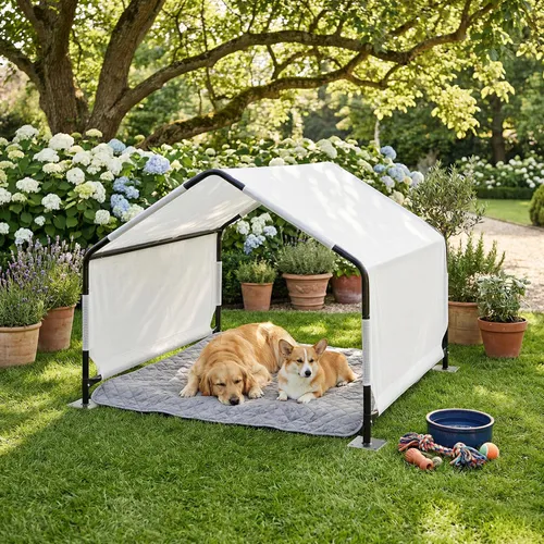 Outdoor Hundezelt 'Valevali' mit Stahlgestell