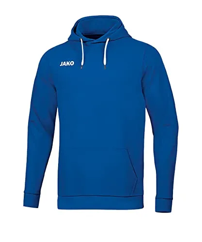JAKO Kapuzenpullover Hoodie Base - 70% Bio-Baumwolle, Blau, Herren, 3XL - Badmintonbekleidung Herren, weicher Hoodie aus 70% Bio-Baumwolle, ideal für Sport und Alltag, in 6 Farben und Größen bis 4XL erhältlich.