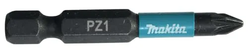 Makita B-63747 Impact Black Bit PZ1, 50 mm, 2 Stück