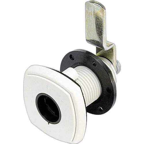 Safetec Multifunktionsschloss Safe-tec Klappenschloss quadratisch - Motorradschlösser, modernes und robustes Schloss mit Verdrehschutz, ideal für sichere Verriegelung von Türen und Fenstern.