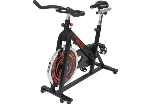 GORILLA SPORTS® Heimtrainer Fahrrad - Ergometer mit 13kg Schwungrad - Fahrradergometer für effektives Ausdauertraining Zuhause, stufenloser Widerstand und verstellbarer Sitz sorgen für individuellen Komfort und optimale Leistung.