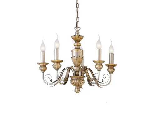 Ideal Lux Kronleuchter DORA SP5, 5-flammig in gold von Ideal Lux