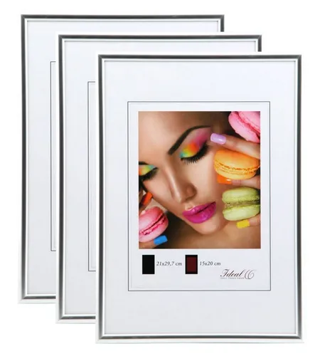 IDEAL TREND Bilderrahmen New Lifestyle Set Bilderrahmen Wanddeko Collage Poster Rahmen 2er 3er
