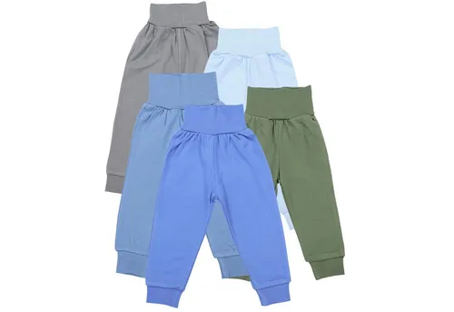 TupTam Pumphose Baby 5er Pack Unisex – Bequeme Baumwollhose für Babies Größe 62 - Hochwertige Pumphose aus 97% Baumwolle, ideal für den Alltag. Angenehmer Tragekomfort und elastische Bündchen für optimale Bewegungsfreiheit.