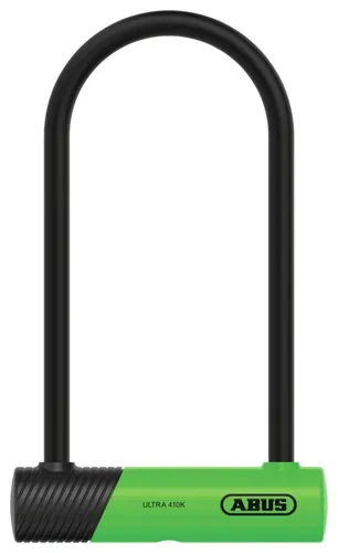 ABUS Ultra 410K Fahrradschloss - 230 mm Bügelhöhe - Fahrradschlösser mit zuverlässigem Schutz für Dein Fahrrad; Farbe: Grau; ideal für Bike to Work und Bikepacking.