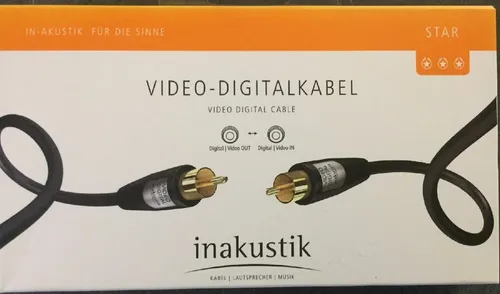 inakustik Star Video- / Digitalkabel Cinch <> Cinch 1,5m 316215