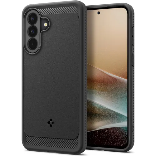 Handyhülle für Galaxy A37 5G Spigen Case Cover Schutzhülle Etui Hülle Schwarz
