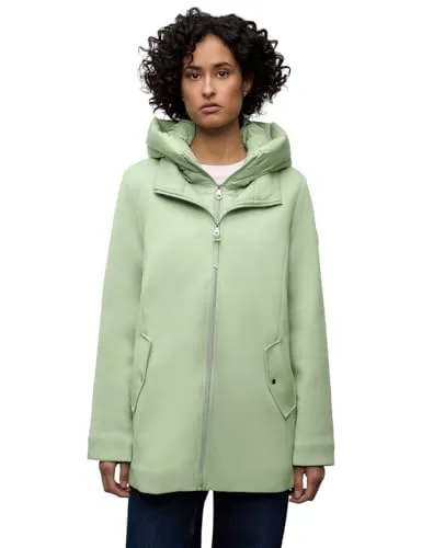 Street One Damen Scuba Jacke mit Kapuze in grün von Street One