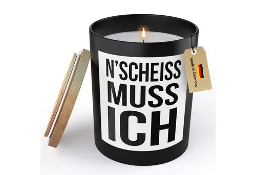 22Feels Duftkerze Deko Lustiges Humor MannWitzig Motiv Geschenk Büro Frauen Wohnzimmer, MADE IN GERMANY, Europäisches Sojawachs, Handgegossen