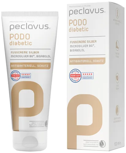 PECLAVUS PODOdiabetic Fußcreme Silber 100ml