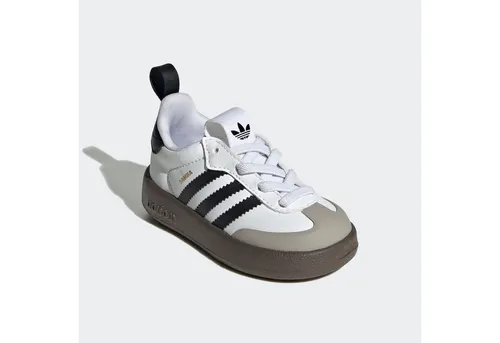 adidas Originals ADIFOM SAMBA 360 KIDS Sneaker für Kinder – Weiß 25 EU - Sportliche Sneaker für Kinder in Cloud White mit dehnbarem Stretcheinsatz. Ideal für aktive Kinder, die Wert auf Komfort und Stil legen. Bitte eine Größe größer bestellen.