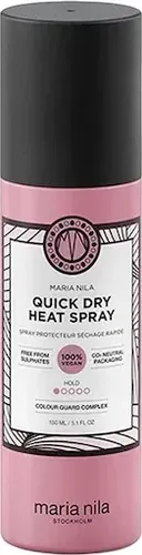Maria Nila Quick Dry Heat Spray 150ml - Frisierprodukte - Schnelltrocknendes Hitzeschutzspray für gesundes Haar beim Styling, schützt vor Schäden durch Hitze.